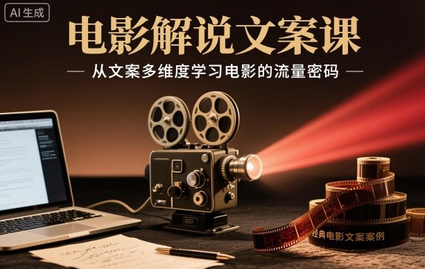 课程目录1.如何判断热门电影与电视剧.mp42.如何选择电影还是电视剧.mp43.版权问题的规避.mp44.如何看片做笔记.mp45.市面上常见的影视文案类型分析.mp46.电影文案与市面文案的区别.mp47.写文案之前先了解写作格式.mp48.写文案第一步(搭建文案框架)_.mp49.写文案第二步(如何写一个好的开头)_.mp410.写文案第三步(如何编写剧情部分).mp411.写文案第四步(如何写一个丰满的结尾)_.mp412.写文案第五步(如何审阅文案).mp413.定稿流程及标准.mp414.电影流量密码(上).mp415.电影流量密码(中)_.mp416.电影流量密码(下).mp4感兴趣的可以下载学习，本项目仅供会员下载学习，严禁外传  此处内容已隐藏，请付费后查看