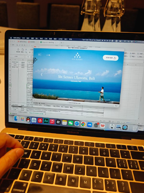 工作结束，夕阳美景