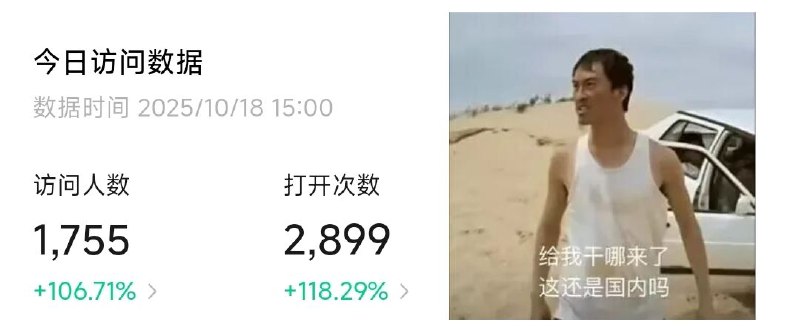 就这个数据，爽，已经开始期待明天的广告费了