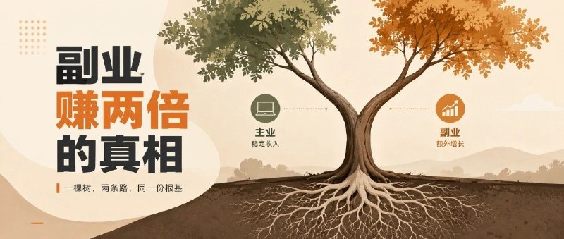 副业赚到主业两倍？你可能少看了一些东西冷静下来分析了互联网上副业做的比主业还好的人，我的焦虑缓解了不少