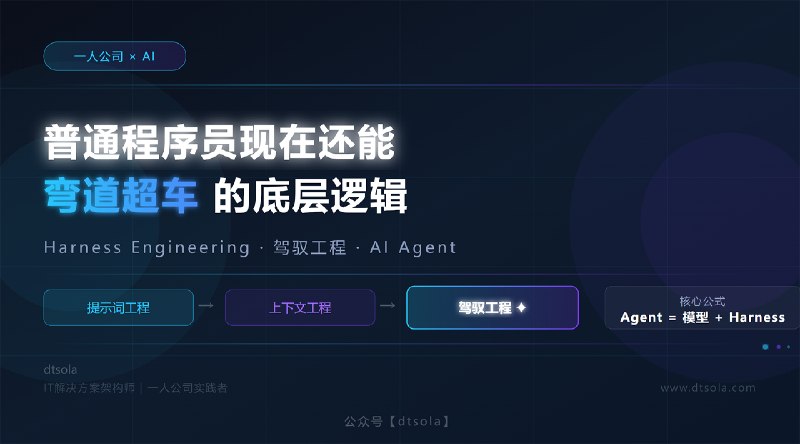 一人公司 × AI Agent：普通程序员现在还能弯道超车的底层逻辑最新文章《一人公司 × AI Agent：普通程序员现在还能弯道超车的底层逻辑》，感兴趣的自由职业朋友可以看看 ~