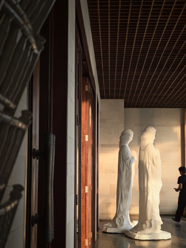 工作结束，夕阳美景